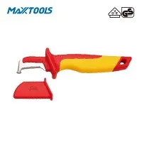 Nóż kablowy izolowany VDE w kształcie sierpa z prowadnicą